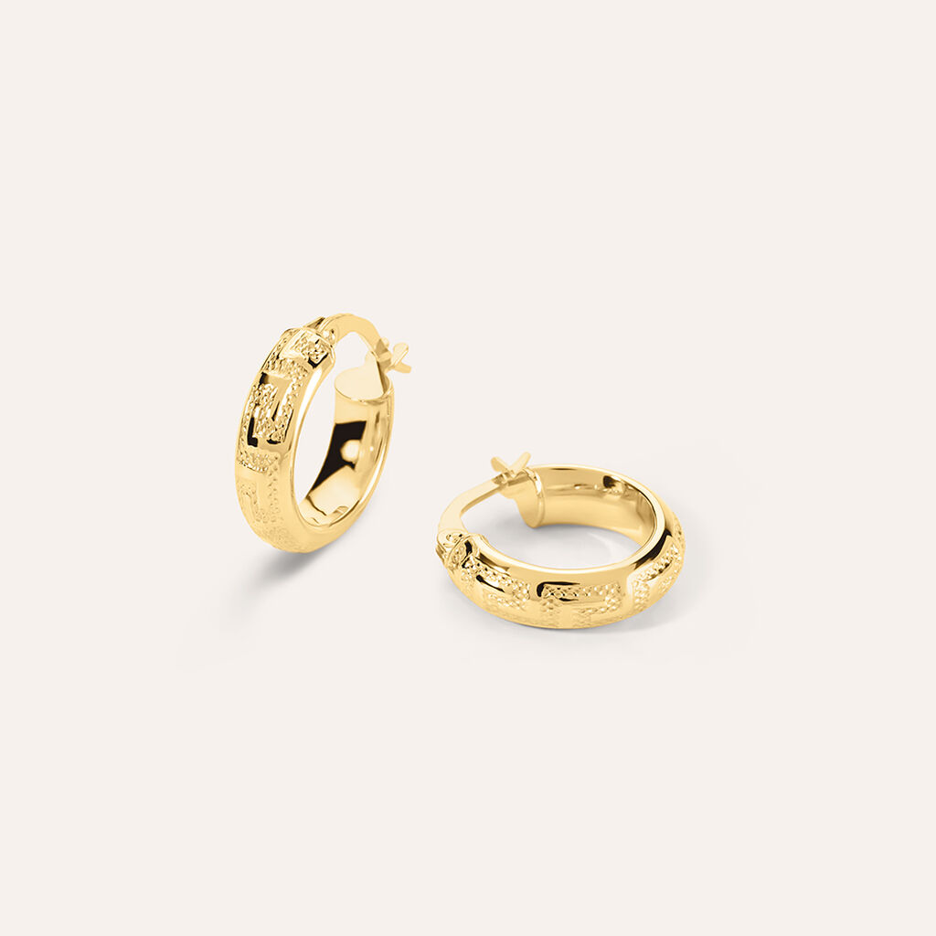 Orecchini A Cerchio Toujours Oro Giallo