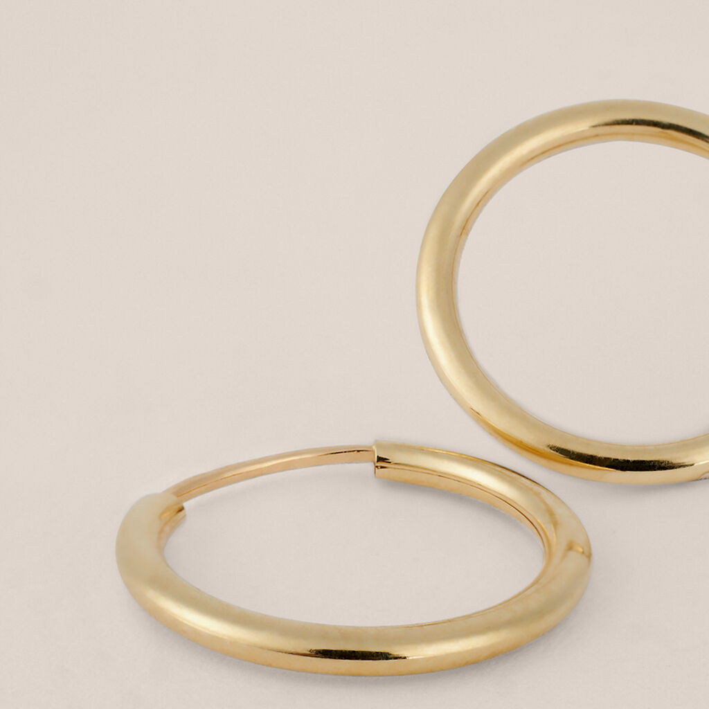 Orecchini A Cerchio Toujours Oro Giallo - Orecchini a Cerchio Donna | Stroili