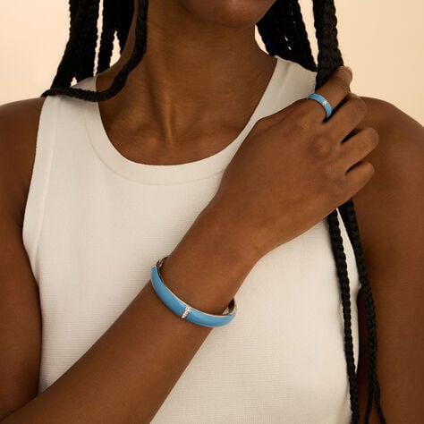 Bangle Lady Sweet Acciaio Cristallo - Bracciali Rigidi Donna | Stroili