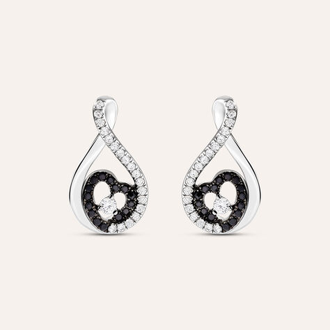 Orecchini Lobo Silver Shine Argento Rodiato Cubic Zirconia - Orecchini a Lobo Donna | Stroili