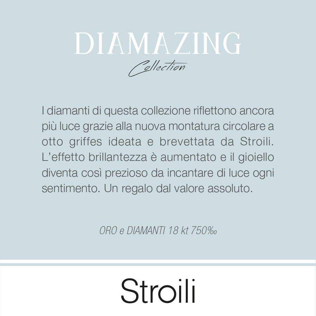 Anello Solitario Diamazing Oro Bianco Diamante - Anelli con Pietre Donna | Stroili