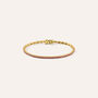 Bracciale Tennis Elizabeth Crown Oro Giallo Rubino