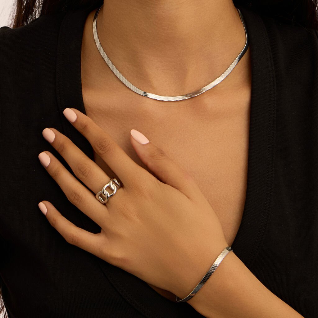 Catena Lady Code Acciaio - Collane Catena Donna | Stroili