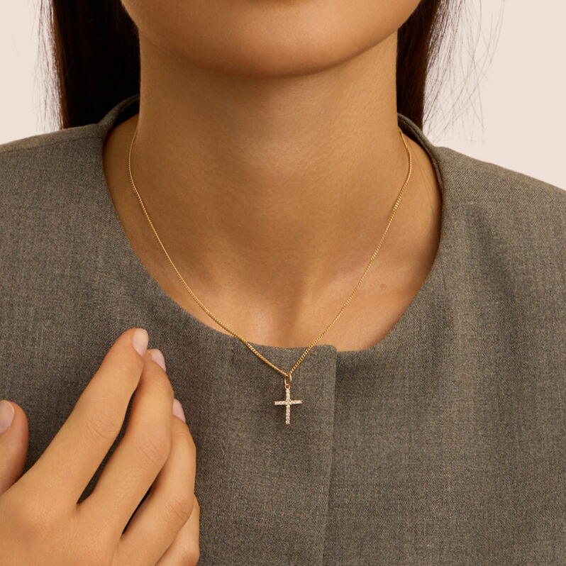 Pendente Holy Oro Giallo Cubic Zirconia - Ciondoli Donna | Stroili