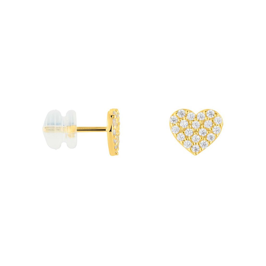 Orecchini Lobo Claire Oro Giallo Cubic Zirconia - Orecchini a Lobo Donna | Stroili