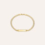 Bracciale Con Targhetta L'homme Or Oro Giallo