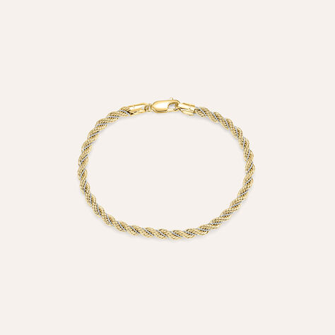 Bracciale Catena Colette Oro Bicolore Giallo / Bianco - Gioielli Donna | Stroili