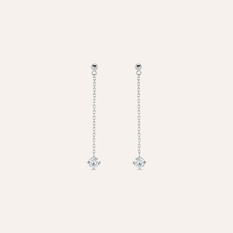 Orecchini Pendenti Punto Luce Silver Elegance Argento Rodiato Cubic Zirconia - Orecchini Pendenti Donna | Stroili