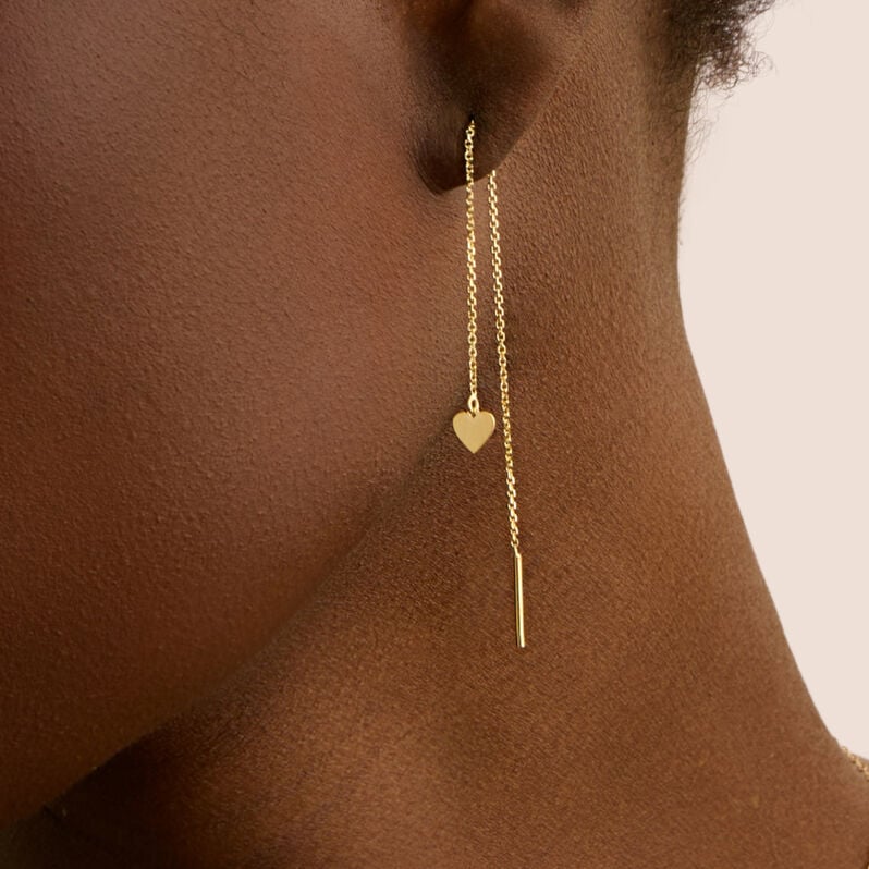 Mono Orecchino Pendente Beverly Oro Giallo - Mono Orecchino Donna | Stroili