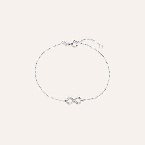 Bracciale Claire Oro Bianco Cubic Zirconia - Bracciali Amicizia Donna | Stroili