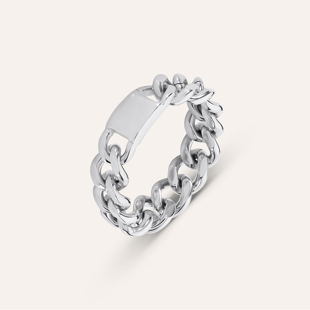 Anello Fascia Lady Code Acciaio - Anelli Moderni Donna | Stroili