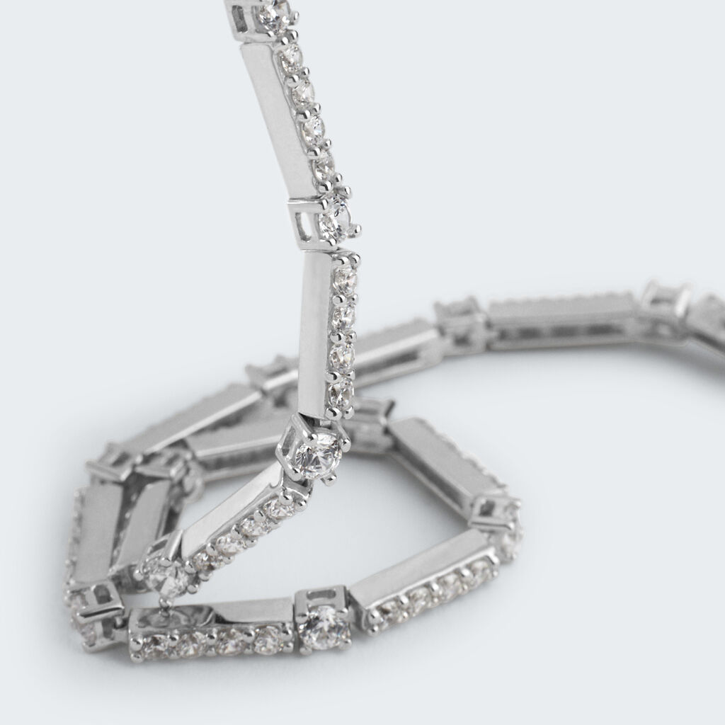 Bracciale Tennis Silver Elegance Argento Rodiato Cubic Zirconia - Bracciali Tennis Donna | Stroili
