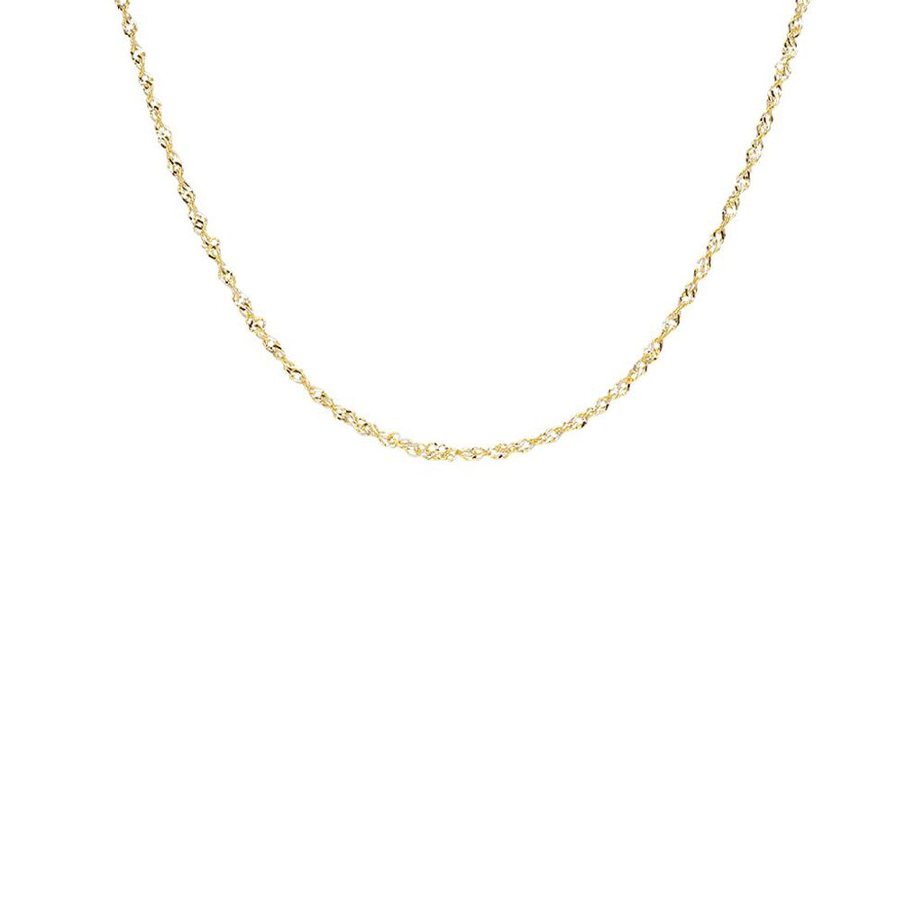 Catenina Po&egrave;me Oro Bicolore