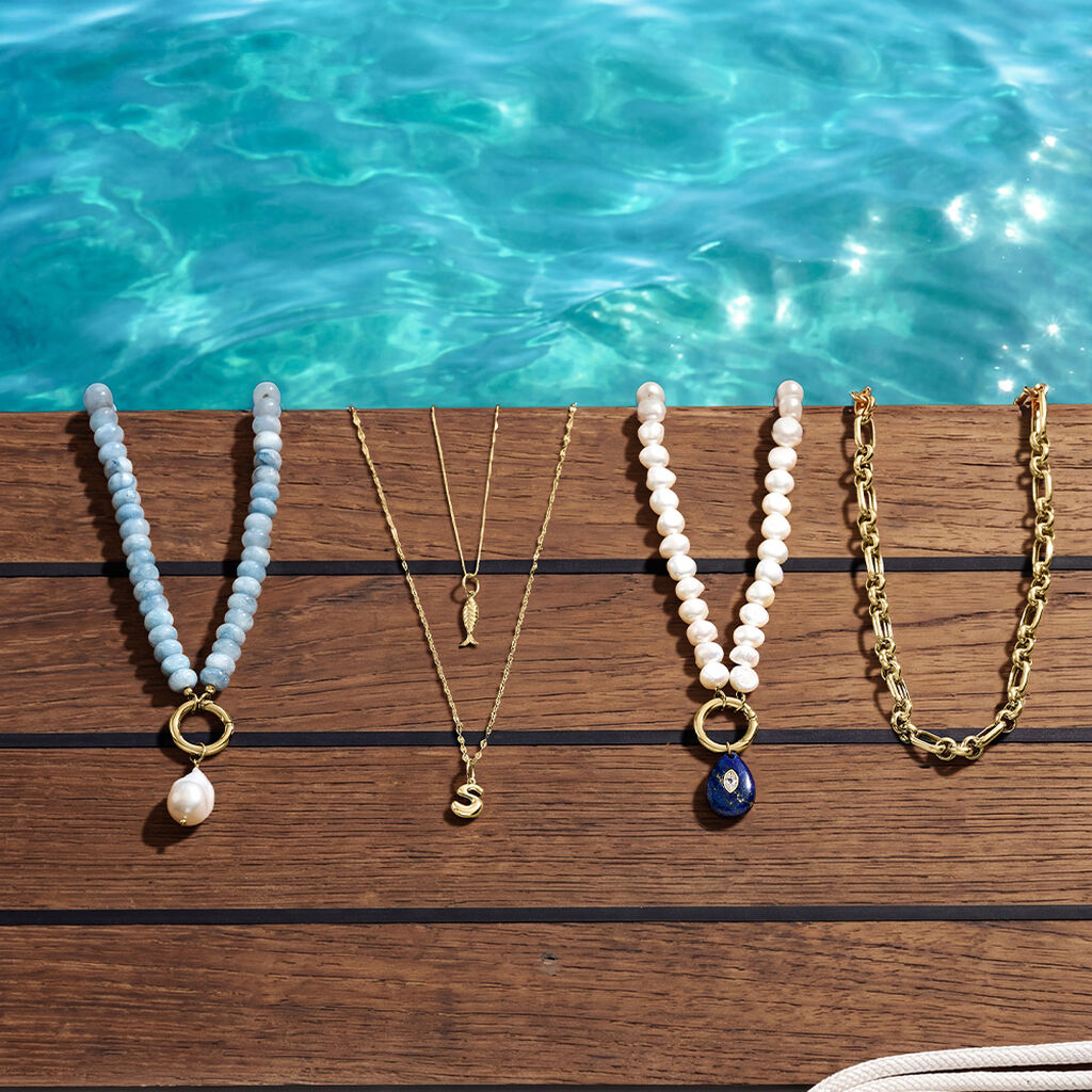 Pendente Love Beats Argento Dorato