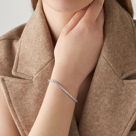 Bracciale Tennis Silver Elegance Argento Rodiato Cubic Zirconia - Bracciali Tennis Donna | Stroili