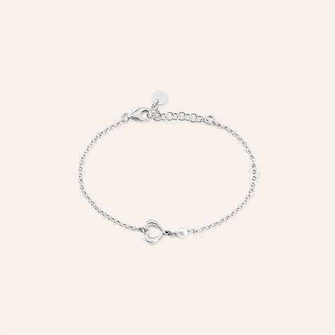Bracciale Silver Pearls Argento Rodiato Perla sintentica - Bracciali Love Donna | Stroili