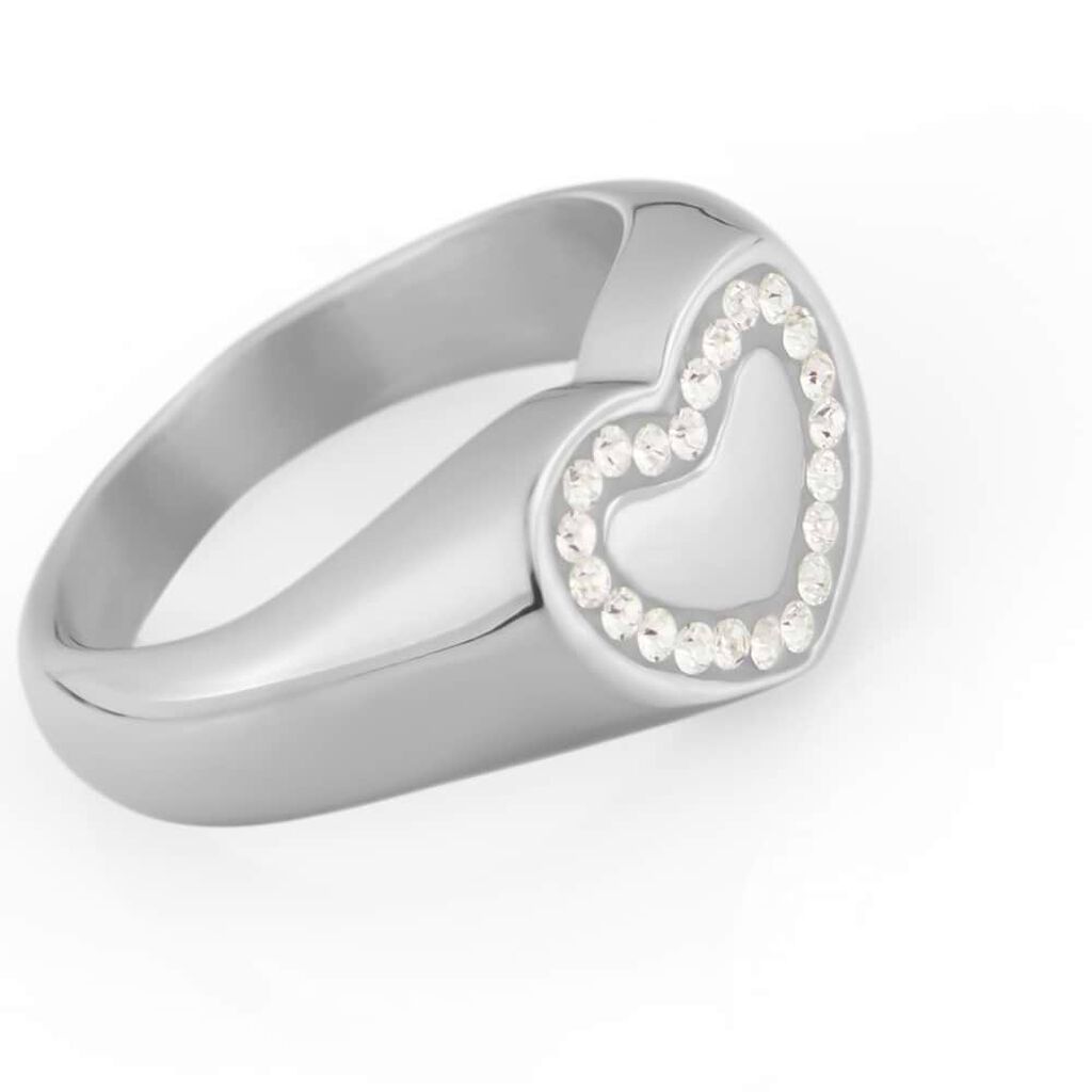 Anello Chevalier Lady Chic Acciaio Cristallo - Anelli Chevalier Donna | Stroili