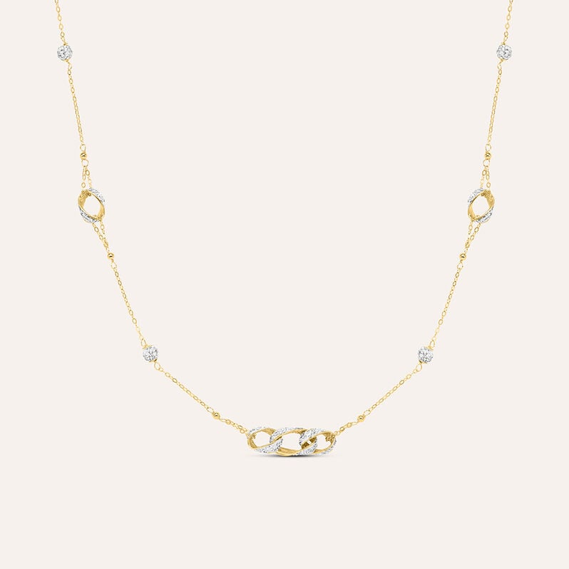 Collana Christelle Oro Giallo Cristallo - Collane Donna | Stroili