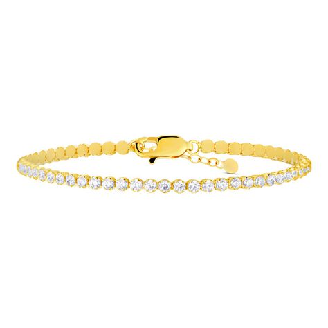 Bracciale Tennis Claire Oro Giallo Cubic Zirconia - Bracciali Tennis Donna | Stroili