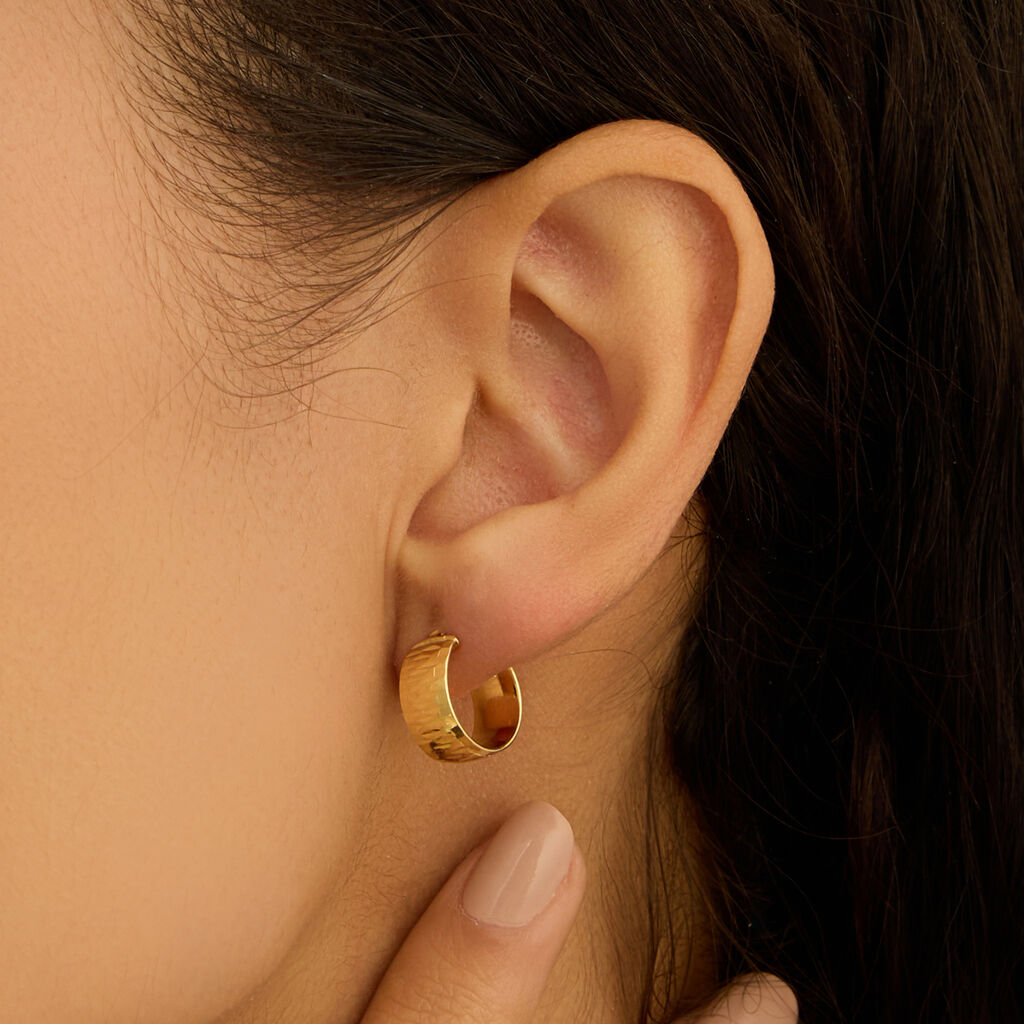 Orecchini A Cerchio Golden Lover Oro Giallo - Orecchini a Cerchio Donna | Stroili