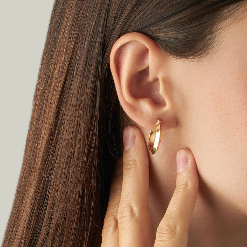 Orecchini A Cerchio Toujours Oro Giallo - Orecchini a Cerchio Donna | Stroili
