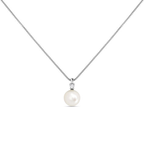 Collana Gabrielle Precious Oro Bianco Perla D'Acqua Dolce Diamante - Collane Donna | Stroili