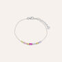 Bracciale Silver Rainbow Argento Rodiato Cubic Zirconia