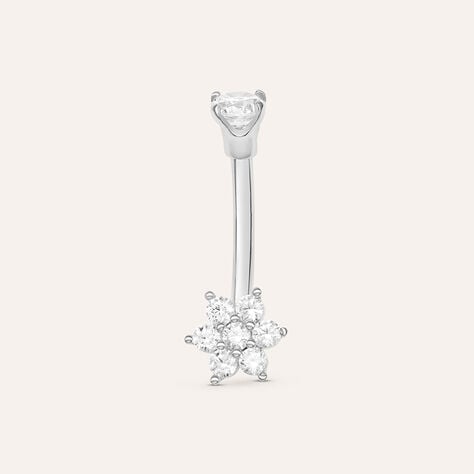 Piercing Ombelico Bon Ton Oro Bianco Cubic Zirconia - Gioielli Donna | Stroili