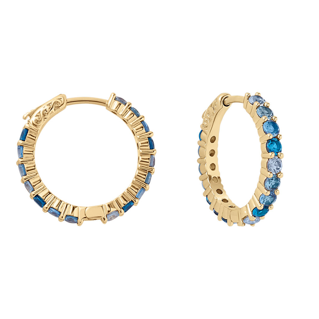 Orecchini A Cerchio Golden Dream Placcato Oro Giallo Cubic Zirconia - Orecchini a Cerchio Donna | Stroili