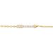 Bracciale placcato oro con freccia con zirconi - Bracciali Amicizia Donna | Stroili