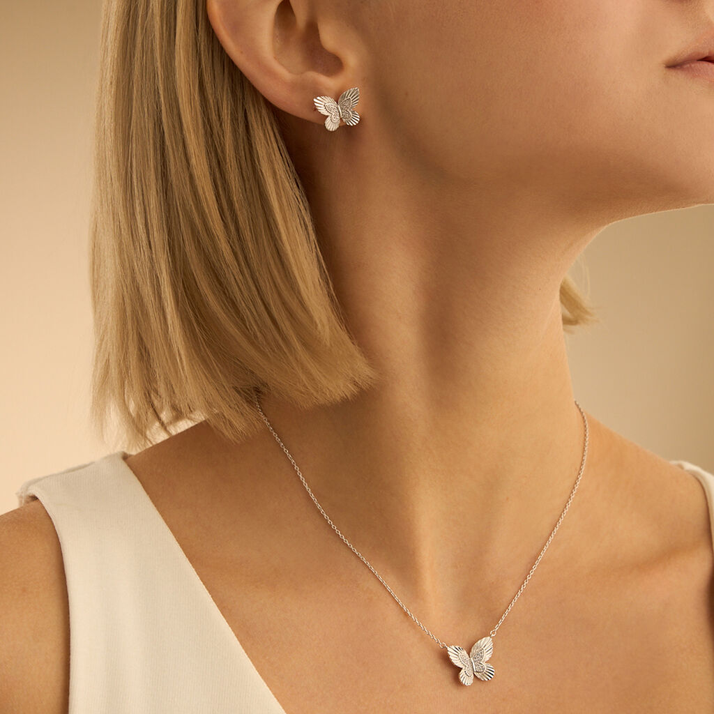 Orecchini Pendenti Silver Moments Argento Rodiato Cubic Zirconia