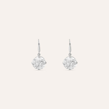 Orecchini Lobo Punto Luce Claire Oro Bianco Cubic Zirconia
