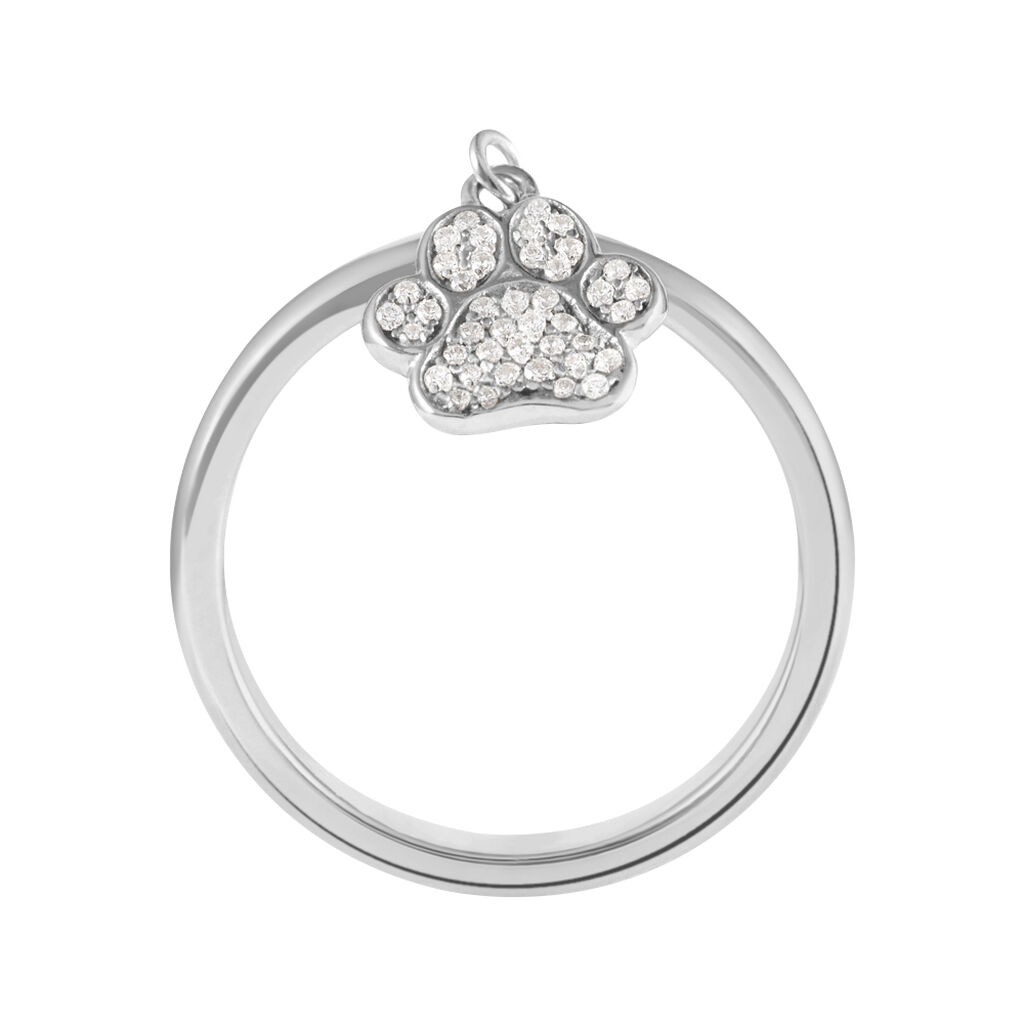 Anello Fantasia Silver Moments Argento Rodiato Cubic Zirconia - Anelli con Ciondoli Donna | Stroili