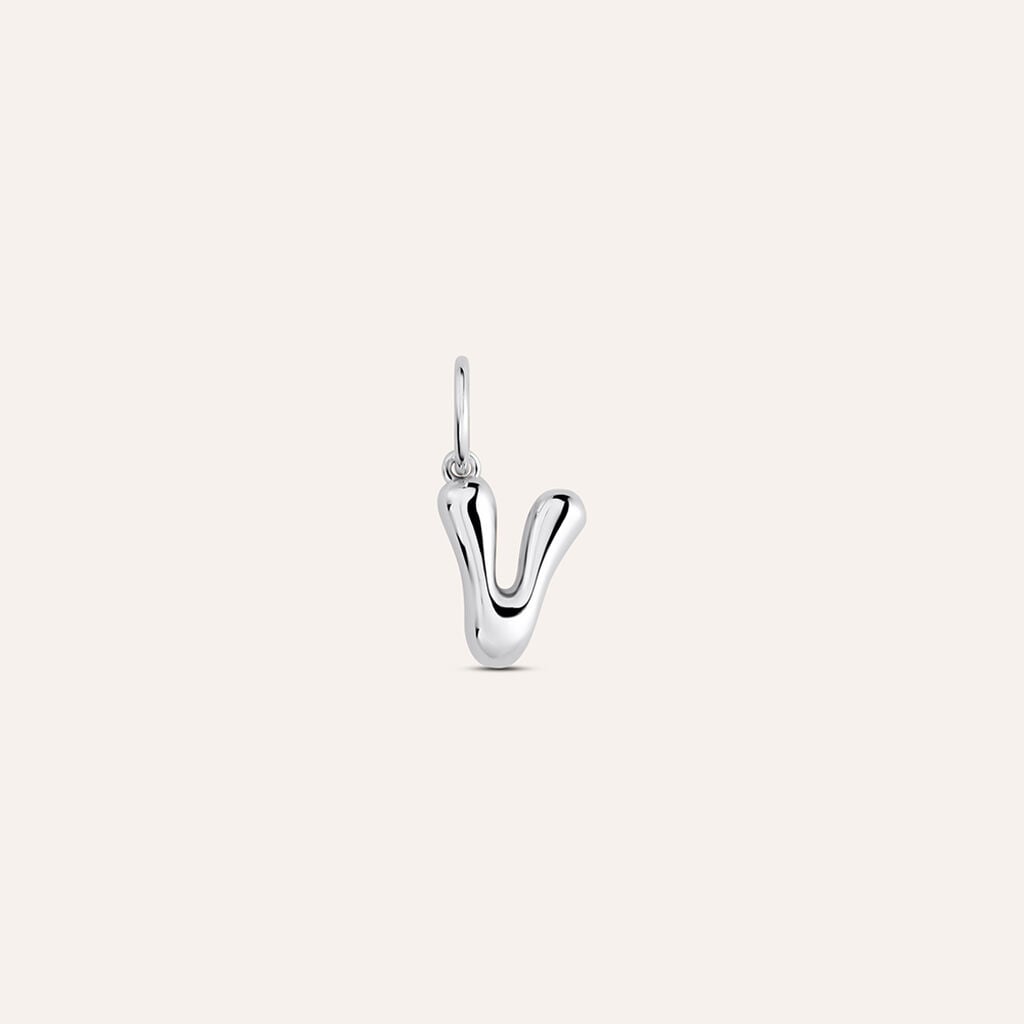 Pendente Love Beats Argento Rodiato