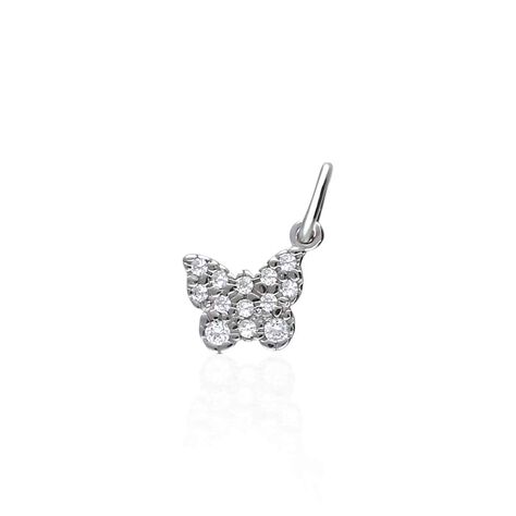 Pendente Poème Oro Bianco Cubic Zirconia - Ciondoli Donna | Stroili