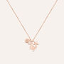 Collana Silver Collection Argento Rosa Cubic Zirconia