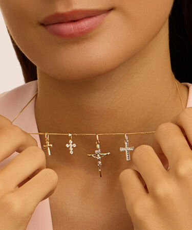 Pendente Holy Oro Bicolore