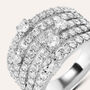 Anello Fascia Red Carpet Argento Rodiato Cubic Zirconia