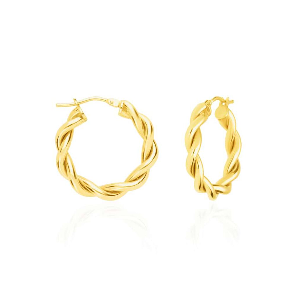 Orecchini A Cerchio Toujours Oro Giallo - Orecchini a Cerchio Donna | Stroili