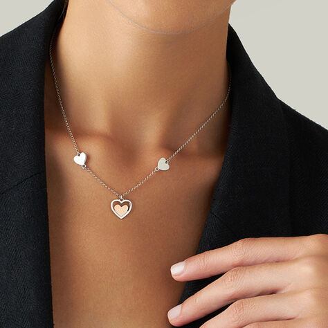 Collana Silver Collection Argento Bicolore Bianco / Rosa - Collane Donna | Stroili