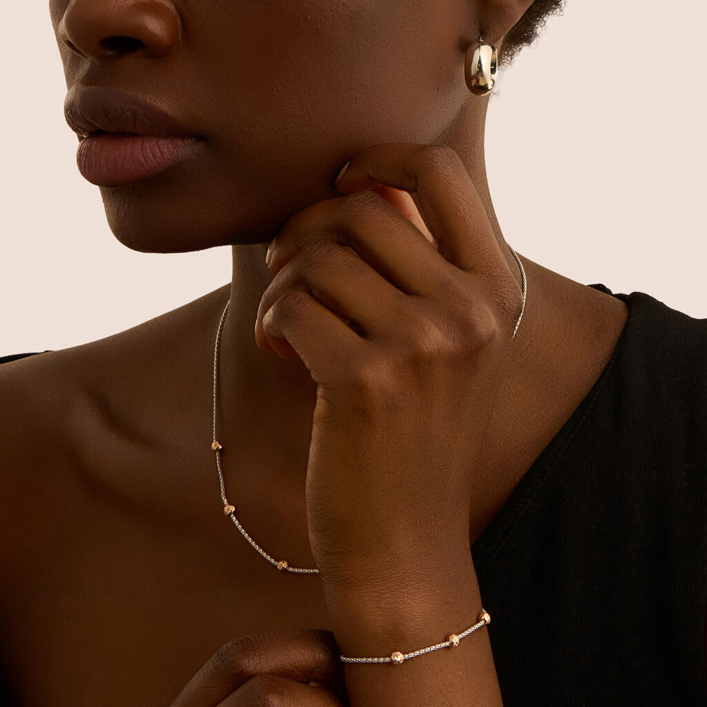 Collana Isabelle Oro Bicolore