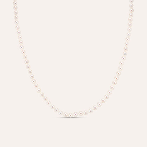 Collana Gabrielle Oro Bianco Perla Akoya - Collane Donna | Stroili