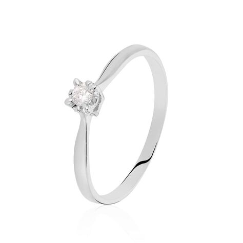 Anello Solitario Diamazing Oro Bianco Diamante - Anelli con Pietre Donna | Stroili