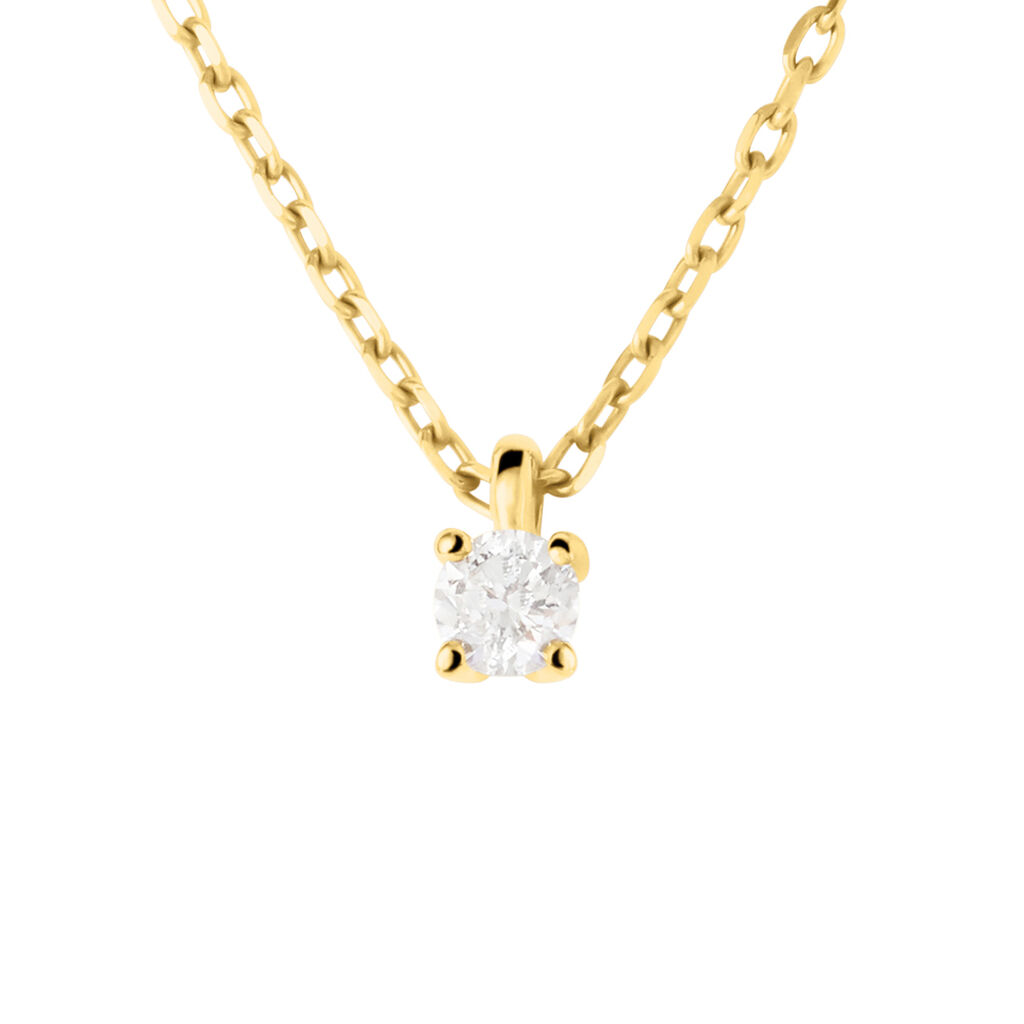 Collana Punto Luce Grace Oro Giallo Diamante - Collane Punto Luce Donna | Stroili