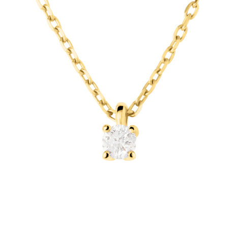 Collana Punto Luce Grace Oro Giallo Diamante - Collane Punto Luce Donna | Stroili