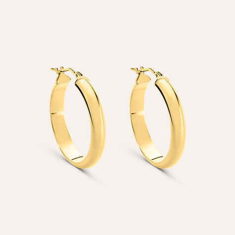 Orecchini A Cerchio Toujours Oro Giallo - Orecchini a Cerchio Donna | Stroili