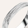 Fede Classica Diamantata 3.3 mm Oro Bianco
