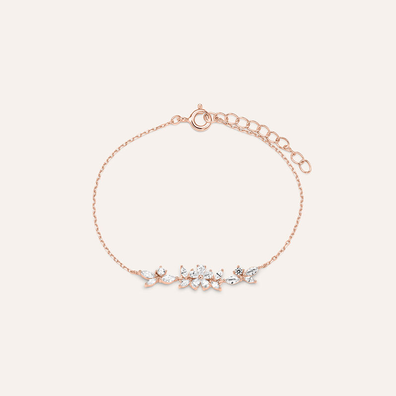 Bracciale Silver Elegance Argento Rosa Cubic Zirconia - Bracciali Donna | Stroili