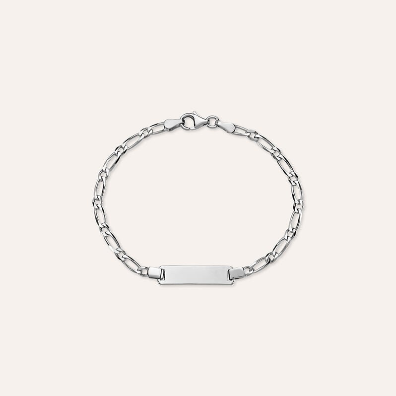 Bracciale Con Targhetta Silver Baby Argento Rodiato - Bracciali con Incisione Bambino | Stroili