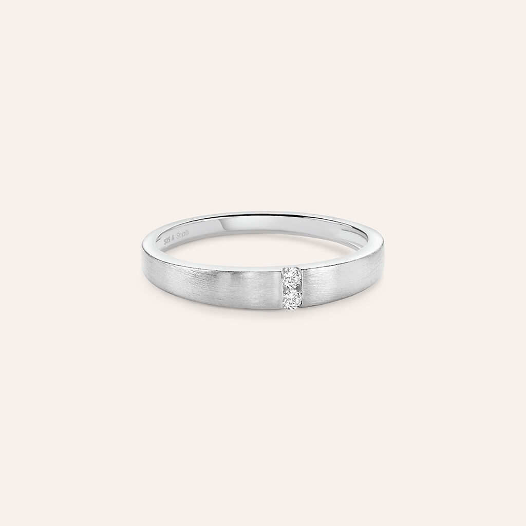 Anello Fedina Silver Collection Argento Rodiato Cubic Zirconia - Anelli con Pietre Donna | Stroili
